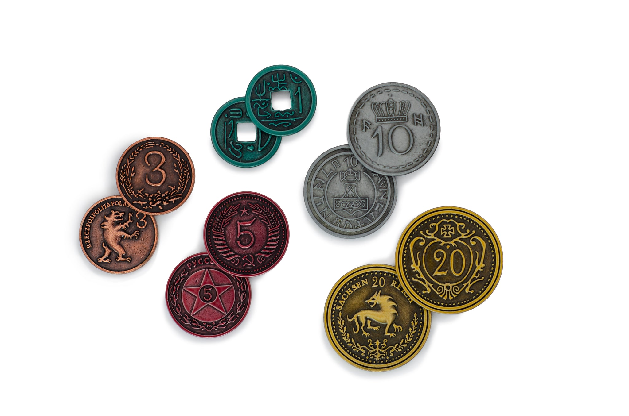 80 Metal Coins (Expeditions and Scythe) – Stonemaier Games (Australia)